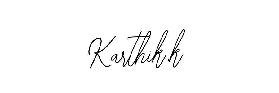 Make a beautiful signature design for name Karthik.k. Use this online signature maker to create a handwritten signature for free. Karthik.k signature style 12 images and pictures png