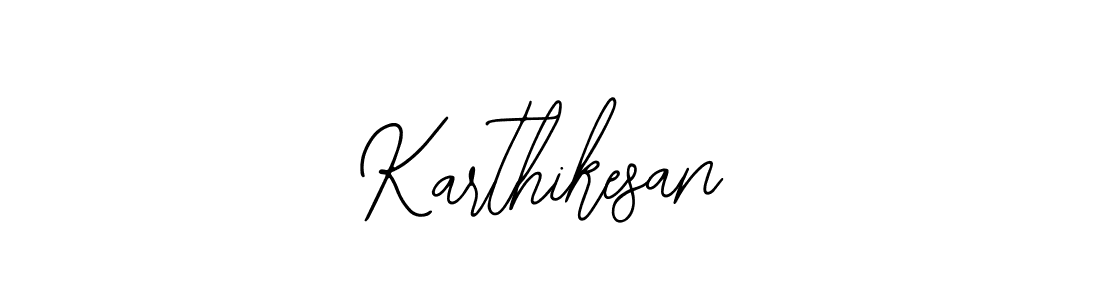 How to make Karthikesan name signature. Use Bearetta-2O07w style for creating short signs online. This is the latest handwritten sign. Karthikesan signature style 12 images and pictures png