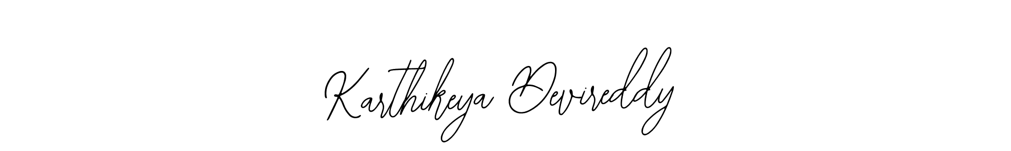 Design your own signature with our free online signature maker. With this signature software, you can create a handwritten (Bearetta-2O07w) signature for name Karthikeya Devireddy. Karthikeya Devireddy signature style 12 images and pictures png