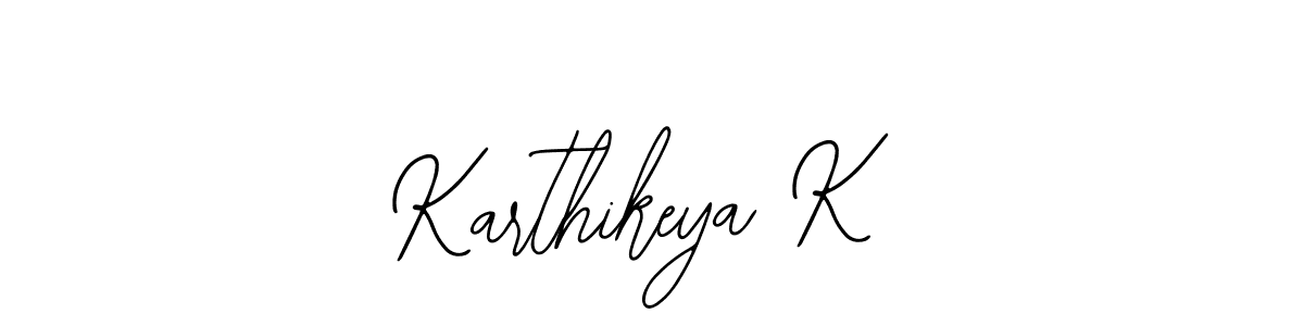 Karthikeya K stylish signature style. Best Handwritten Sign (Bearetta-2O07w) for my name. Handwritten Signature Collection Ideas for my name Karthikeya K. Karthikeya K signature style 12 images and pictures png