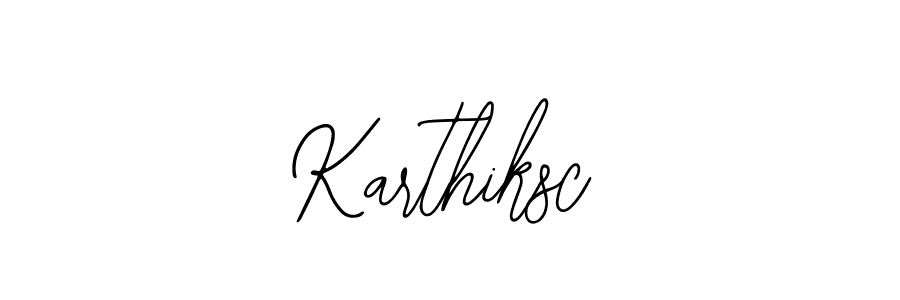 Create a beautiful signature design for name Karthiksc. With this signature (Bearetta-2O07w) fonts, you can make a handwritten signature for free. Karthiksc signature style 12 images and pictures png