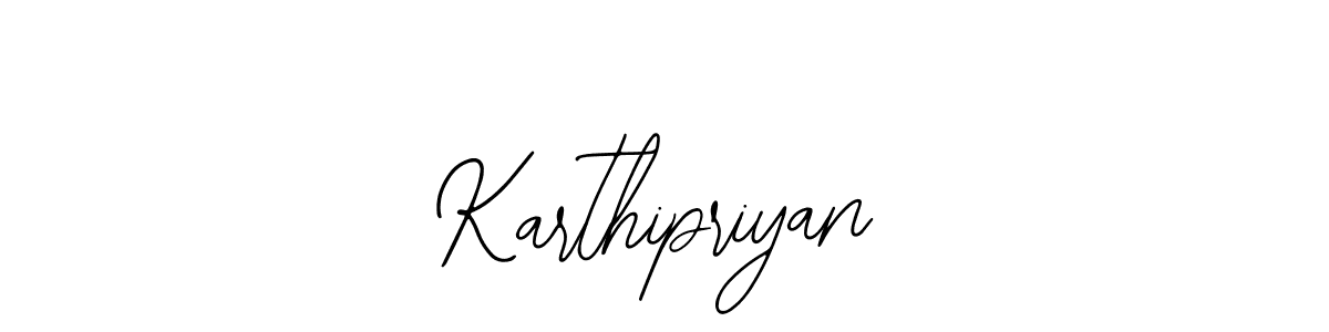 How to make Karthipriyan name signature. Use Bearetta-2O07w style for creating short signs online. This is the latest handwritten sign. Karthipriyan signature style 12 images and pictures png