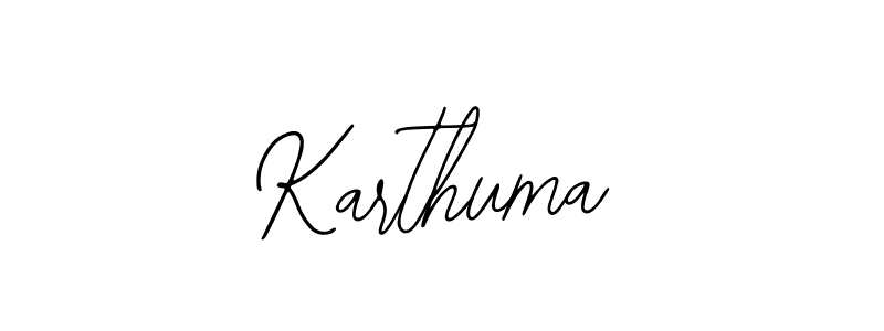 How to make Karthuma name signature. Use Bearetta-2O07w style for creating short signs online. This is the latest handwritten sign. Karthuma signature style 12 images and pictures png