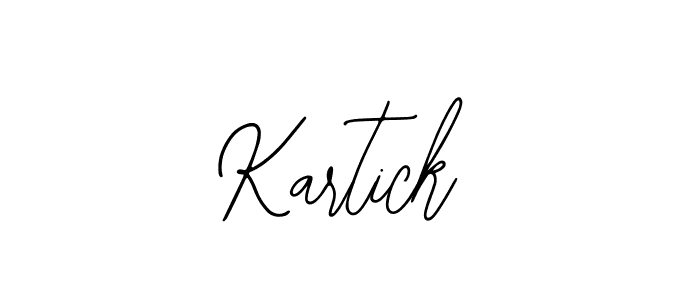 Use a signature maker to create a handwritten signature online. With this signature software, you can design (Bearetta-2O07w) your own signature for name Kartick. Kartick signature style 12 images and pictures png