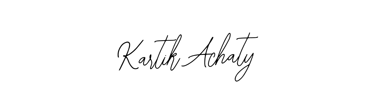 You should practise on your own different ways (Bearetta-2O07w) to write your name (Kartik Achaty) in signature. don't let someone else do it for you. Kartik Achaty signature style 12 images and pictures png