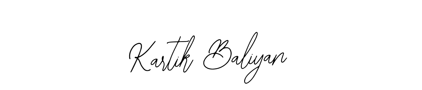 Similarly Bearetta-2O07w is the best handwritten signature design. Signature creator online .You can use it as an online autograph creator for name Kartik Baliyan. Kartik Baliyan signature style 12 images and pictures png