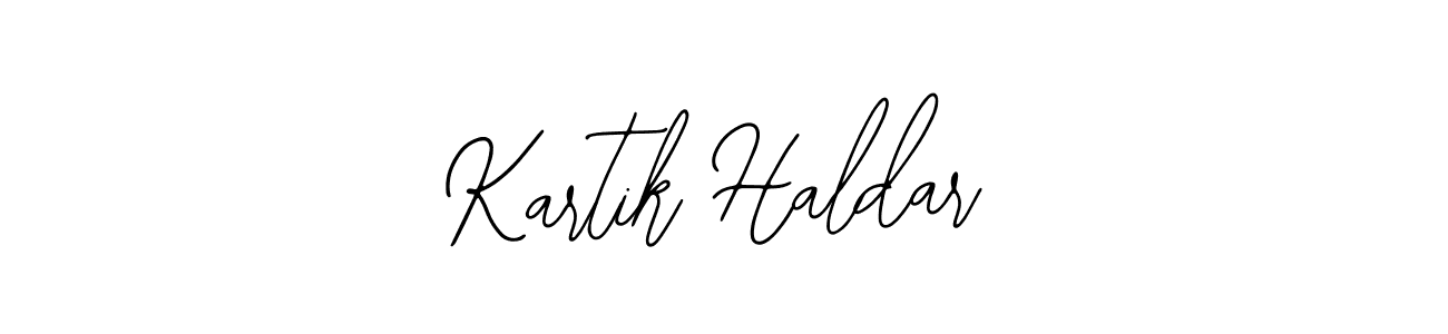 Use a signature maker to create a handwritten signature online. With this signature software, you can design (Bearetta-2O07w) your own signature for name Kartik Haldar. Kartik Haldar signature style 12 images and pictures png