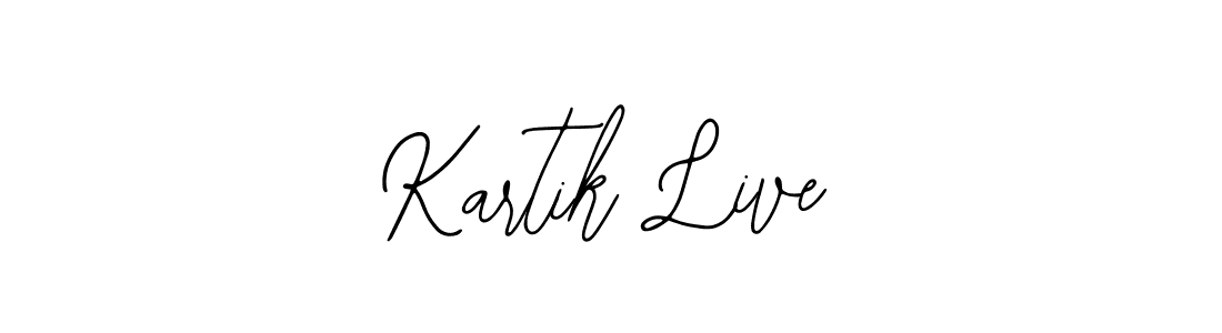 Make a beautiful signature design for name Kartik Live. With this signature (Bearetta-2O07w) style, you can create a handwritten signature for free. Kartik Live signature style 12 images and pictures png