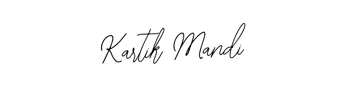 How to make Kartik Mandi name signature. Use Bearetta-2O07w style for creating short signs online. This is the latest handwritten sign. Kartik Mandi signature style 12 images and pictures png