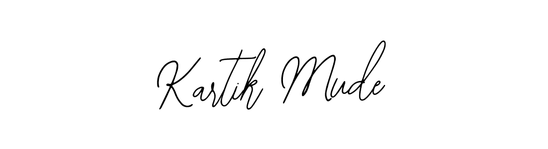 if you are searching for the best signature style for your name Kartik Mude. so please give up your signature search. here we have designed multiple signature styles  using Bearetta-2O07w. Kartik Mude signature style 12 images and pictures png