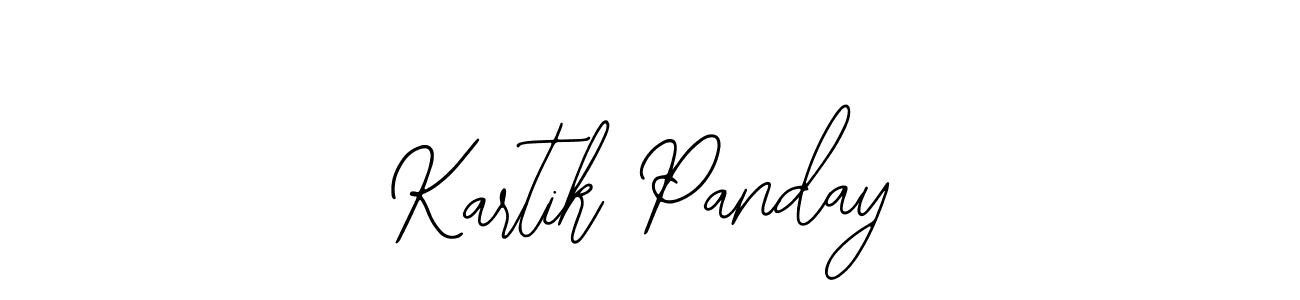 Use a signature maker to create a handwritten signature online. With this signature software, you can design (Bearetta-2O07w) your own signature for name Kartik Panday. Kartik Panday signature style 12 images and pictures png