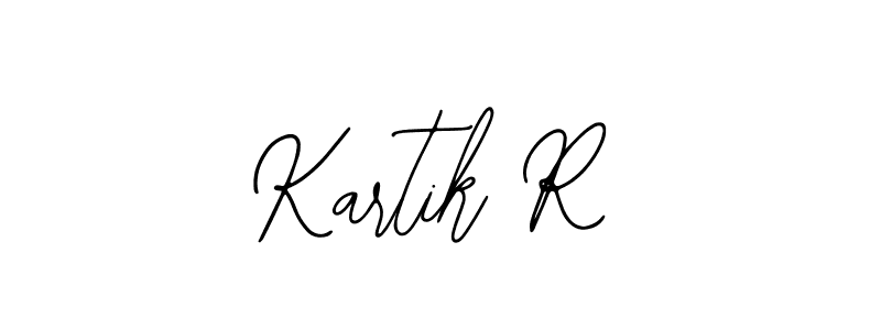 Use a signature maker to create a handwritten signature online. With this signature software, you can design (Bearetta-2O07w) your own signature for name Kartik R. Kartik R signature style 12 images and pictures png