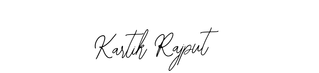 Use a signature maker to create a handwritten signature online. With this signature software, you can design (Bearetta-2O07w) your own signature for name Kartik Rajput. Kartik Rajput signature style 12 images and pictures png