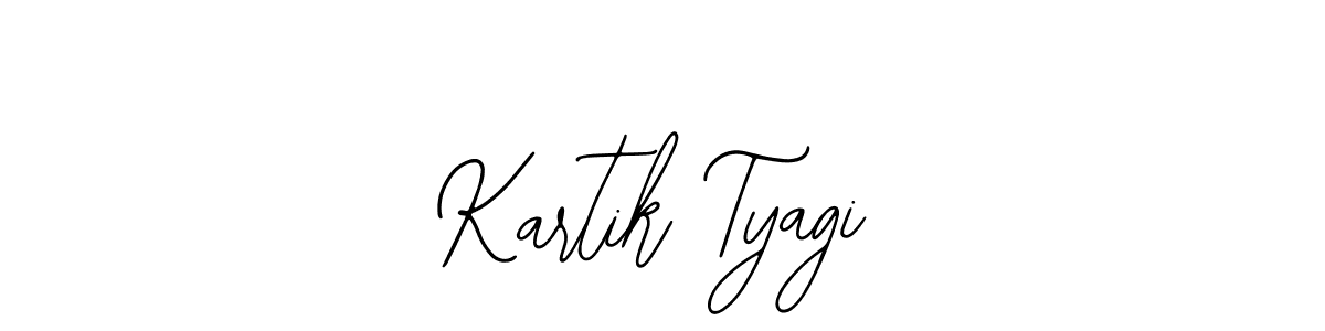 How to make Kartik Tyagi signature? Bearetta-2O07w is a professional autograph style. Create handwritten signature for Kartik Tyagi name. Kartik Tyagi signature style 12 images and pictures png