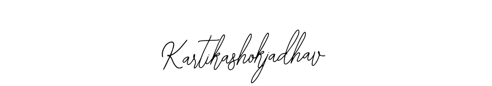 Use a signature maker to create a handwritten signature online. With this signature software, you can design (Bearetta-2O07w) your own signature for name Kartikashokjadhav. Kartikashokjadhav signature style 12 images and pictures png
