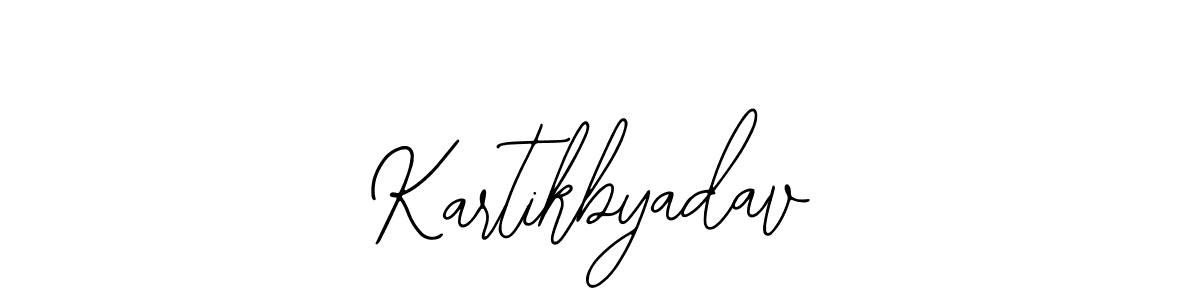 Make a beautiful signature design for name Kartikbyadav. Use this online signature maker to create a handwritten signature for free. Kartikbyadav signature style 12 images and pictures png