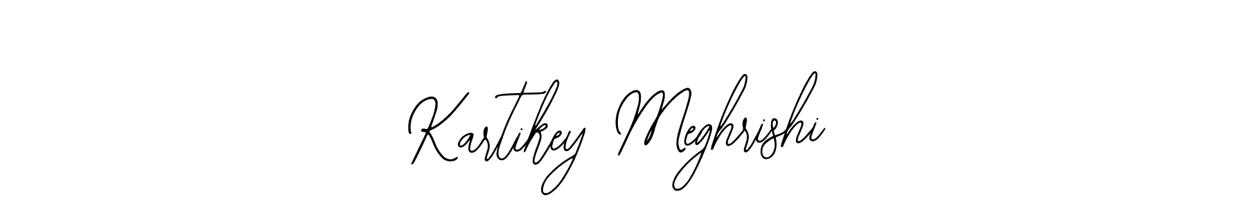 Design your own signature with our free online signature maker. With this signature software, you can create a handwritten (Bearetta-2O07w) signature for name Kartikey Meghrishi. Kartikey Meghrishi signature style 12 images and pictures png