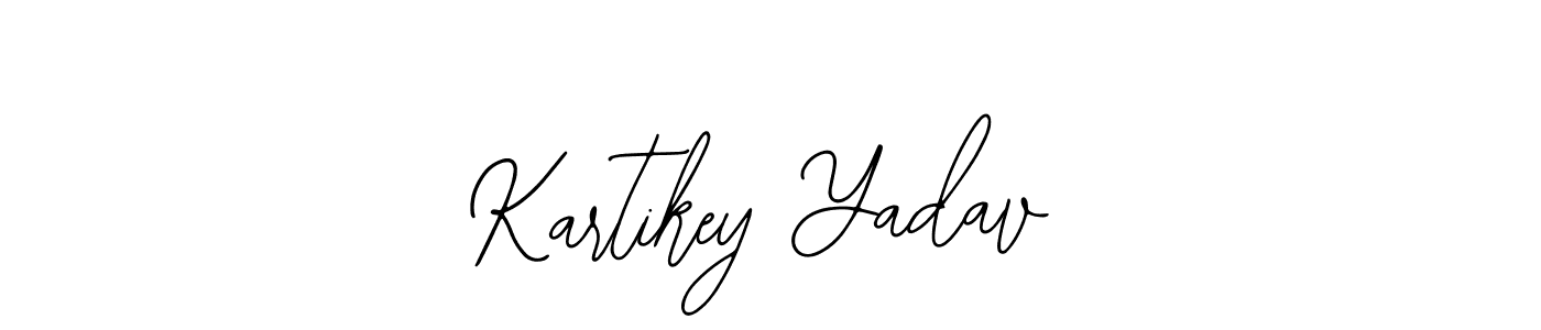 You should practise on your own different ways (Bearetta-2O07w) to write your name (Kartikey Yadav) in signature. don't let someone else do it for you. Kartikey Yadav signature style 12 images and pictures png