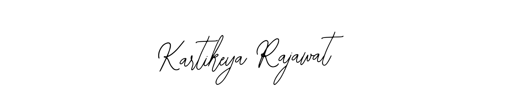 How to make Kartikeya Rajawat name signature. Use Bearetta-2O07w style for creating short signs online. This is the latest handwritten sign. Kartikeya Rajawat signature style 12 images and pictures png