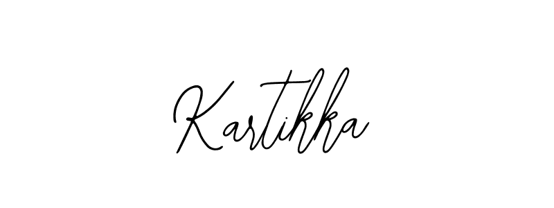 Use a signature maker to create a handwritten signature online. With this signature software, you can design (Bearetta-2O07w) your own signature for name Kartikka. Kartikka signature style 12 images and pictures png