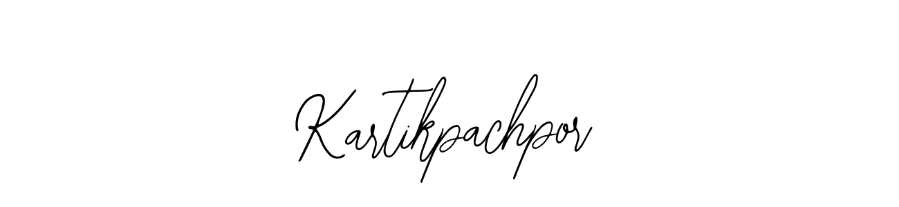 Similarly Bearetta-2O07w is the best handwritten signature design. Signature creator online .You can use it as an online autograph creator for name Kartikpachpor. Kartikpachpor signature style 12 images and pictures png