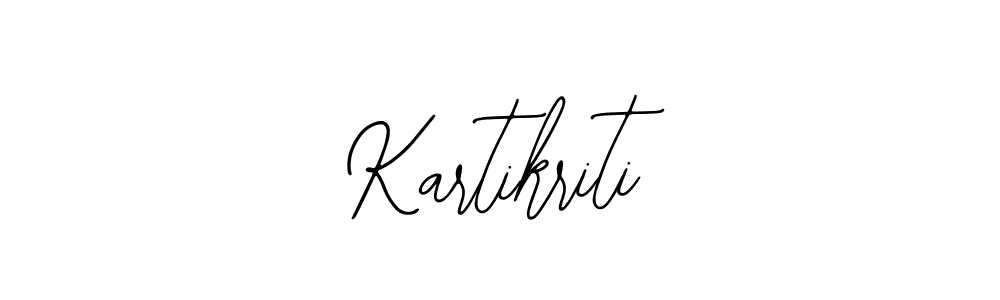 Use a signature maker to create a handwritten signature online. With this signature software, you can design (Bearetta-2O07w) your own signature for name Kartikriti. Kartikriti signature style 12 images and pictures png