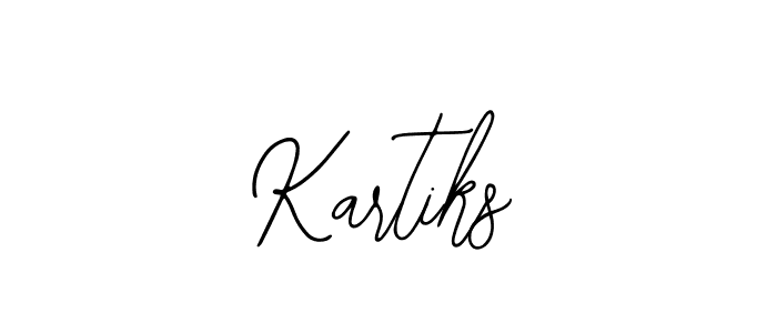 Also we have Kartiks name is the best signature style. Create professional handwritten signature collection using Bearetta-2O07w autograph style. Kartiks signature style 12 images and pictures png
