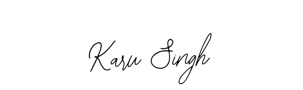 How to make Karu Singh name signature. Use Bearetta-2O07w style for creating short signs online. This is the latest handwritten sign. Karu Singh signature style 12 images and pictures png