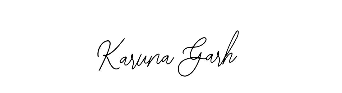 if you are searching for the best signature style for your name Karuna Garh. so please give up your signature search. here we have designed multiple signature styles  using Bearetta-2O07w. Karuna Garh signature style 12 images and pictures png