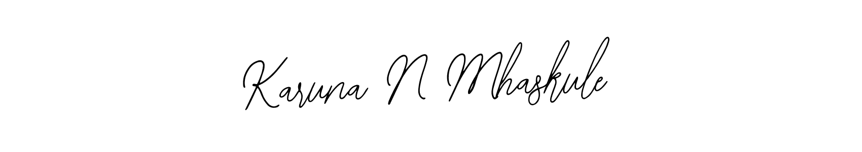 How to Draw Karuna N Mhaskule signature style? Bearetta-2O07w is a latest design signature styles for name Karuna N Mhaskule. Karuna N Mhaskule signature style 12 images and pictures png