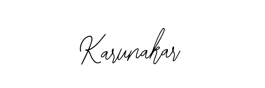 The best way (Bearetta-2O07w) to make a short signature is to pick only two or three words in your name. The name Karunakar include a total of six letters. For converting this name. Karunakar signature style 12 images and pictures png