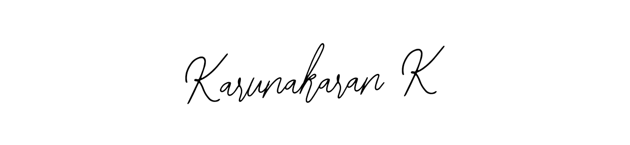 It looks lik you need a new signature style for name Karunakaran K. Design unique handwritten (Bearetta-2O07w) signature with our free signature maker in just a few clicks. Karunakaran K signature style 12 images and pictures png