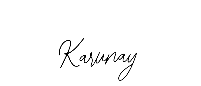 Karunay stylish signature style. Best Handwritten Sign (Bearetta-2O07w) for my name. Handwritten Signature Collection Ideas for my name Karunay. Karunay signature style 12 images and pictures png