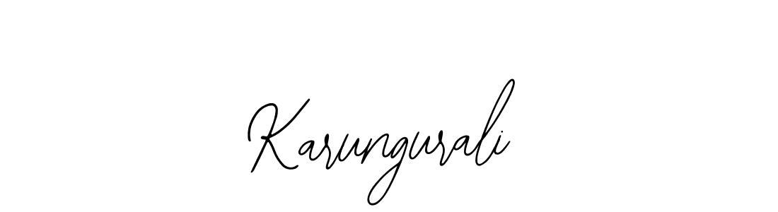 if you are searching for the best signature style for your name Karungurali. so please give up your signature search. here we have designed multiple signature styles  using Bearetta-2O07w. Karungurali signature style 12 images and pictures png