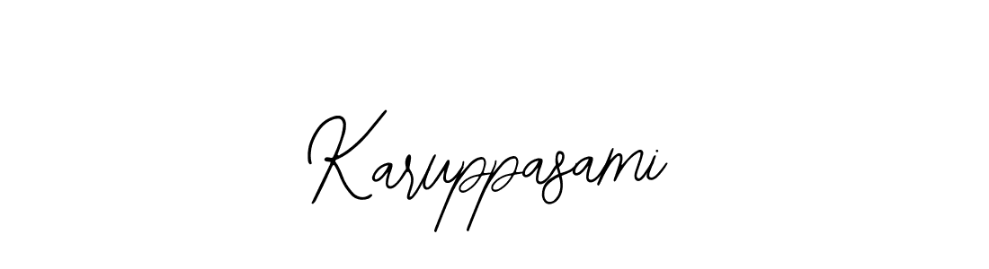 How to make Karuppasami name signature. Use Bearetta-2O07w style for creating short signs online. This is the latest handwritten sign. Karuppasami signature style 12 images and pictures png