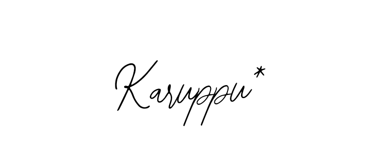 Make a beautiful signature design for name Karuppu*. With this signature (Bearetta-2O07w) style, you can create a handwritten signature for free. Karuppu* signature style 12 images and pictures png