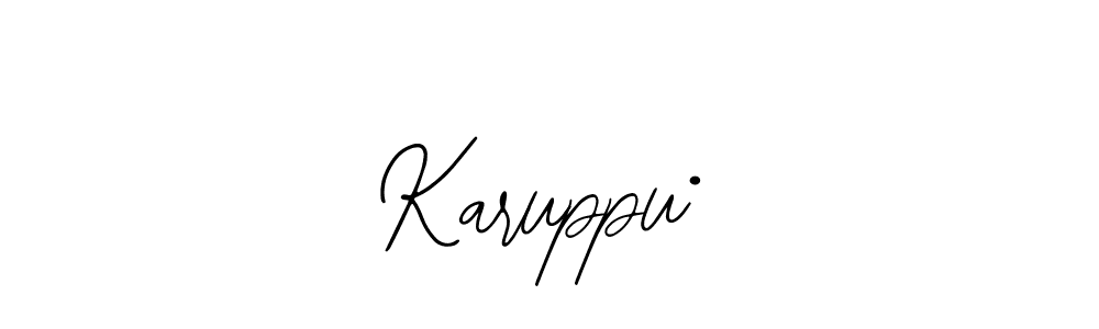 Use a signature maker to create a handwritten signature online. With this signature software, you can design (Bearetta-2O07w) your own signature for name Karuppu•. Karuppu• signature style 12 images and pictures png