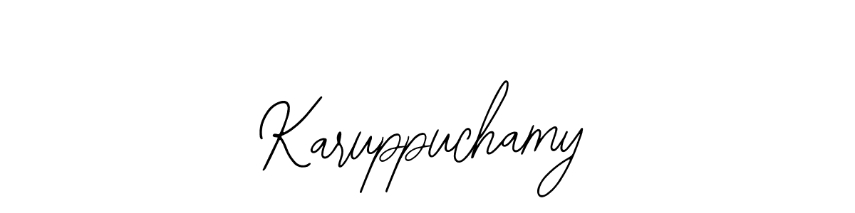 How to Draw Karuppuchamy signature style? Bearetta-2O07w is a latest design signature styles for name Karuppuchamy. Karuppuchamy signature style 12 images and pictures png