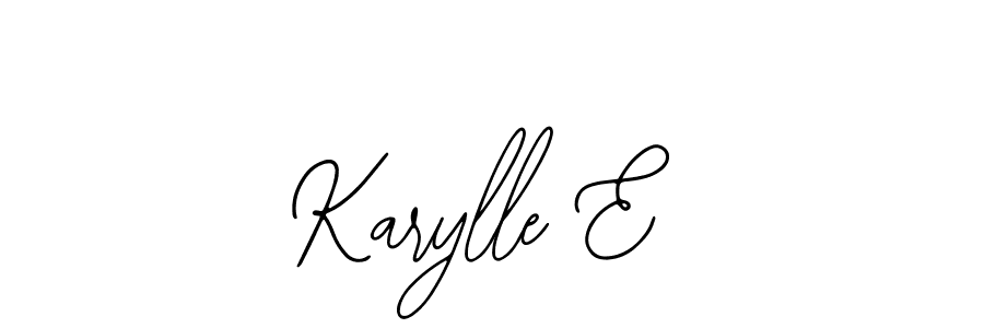 Karylle E stylish signature style. Best Handwritten Sign (Bearetta-2O07w) for my name. Handwritten Signature Collection Ideas for my name Karylle E. Karylle E signature style 12 images and pictures png