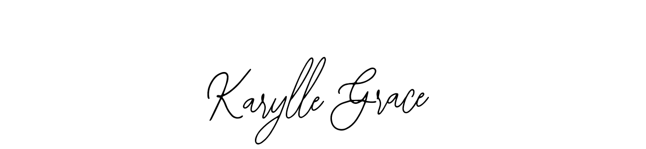 Also You can easily find your signature by using the search form. We will create Karylle Grace name handwritten signature images for you free of cost using Bearetta-2O07w sign style. Karylle Grace signature style 12 images and pictures png