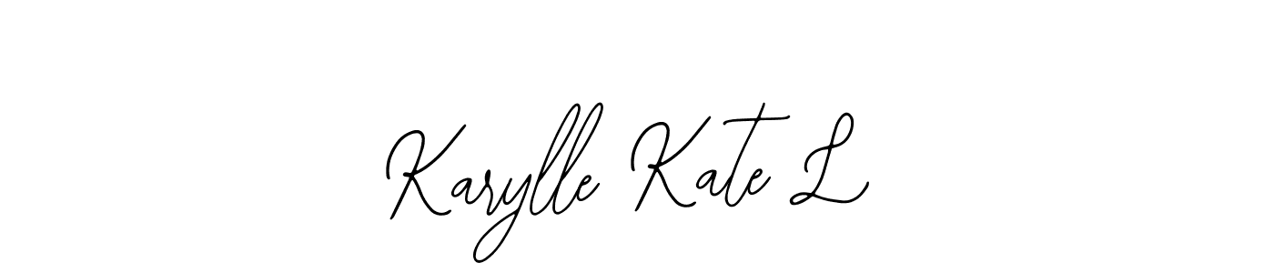 You can use this online signature creator to create a handwritten signature for the name Karylle Kate L. This is the best online autograph maker. Karylle Kate L signature style 12 images and pictures png