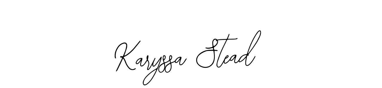 Also You can easily find your signature by using the search form. We will create Karyssa Stead name handwritten signature images for you free of cost using Bearetta-2O07w sign style. Karyssa Stead signature style 12 images and pictures png