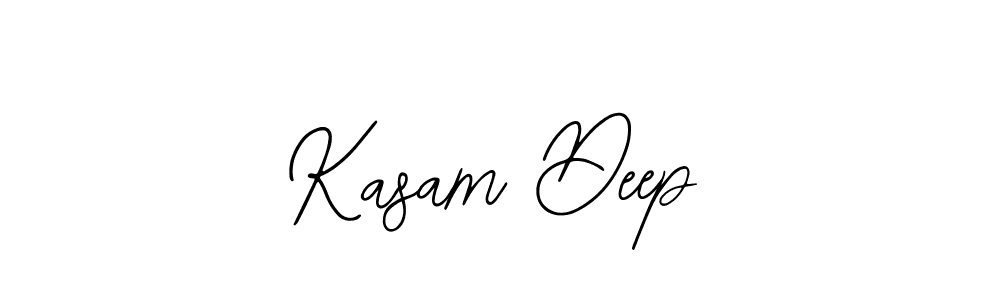 Also we have Kasam Deep name is the best signature style. Create professional handwritten signature collection using Bearetta-2O07w autograph style. Kasam Deep signature style 12 images and pictures png