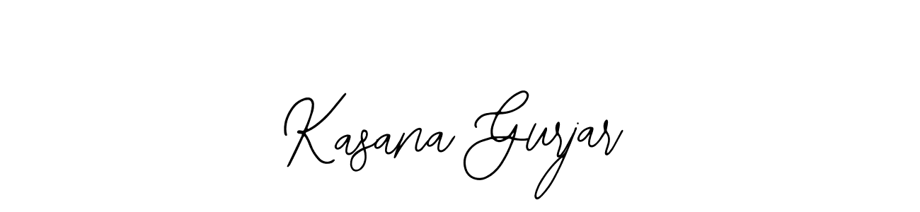 Similarly Bearetta-2O07w is the best handwritten signature design. Signature creator online .You can use it as an online autograph creator for name Kasana Gurjar. Kasana Gurjar signature style 12 images and pictures png