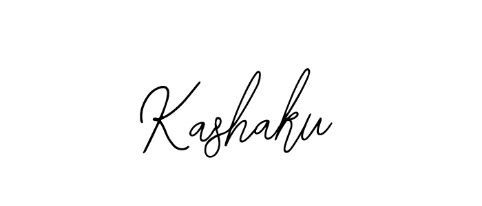 Design your own signature with our free online signature maker. With this signature software, you can create a handwritten (Bearetta-2O07w) signature for name Kashaku. Kashaku signature style 12 images and pictures png