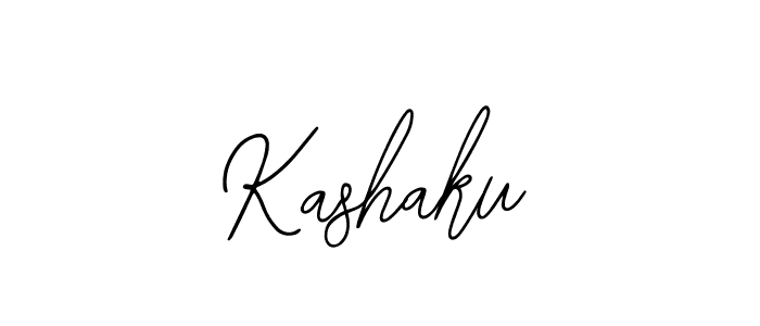 Design your own signature with our free online signature maker. With this signature software, you can create a handwritten (Bearetta-2O07w) signature for name Kashaku. Kashaku signature style 12 images and pictures png