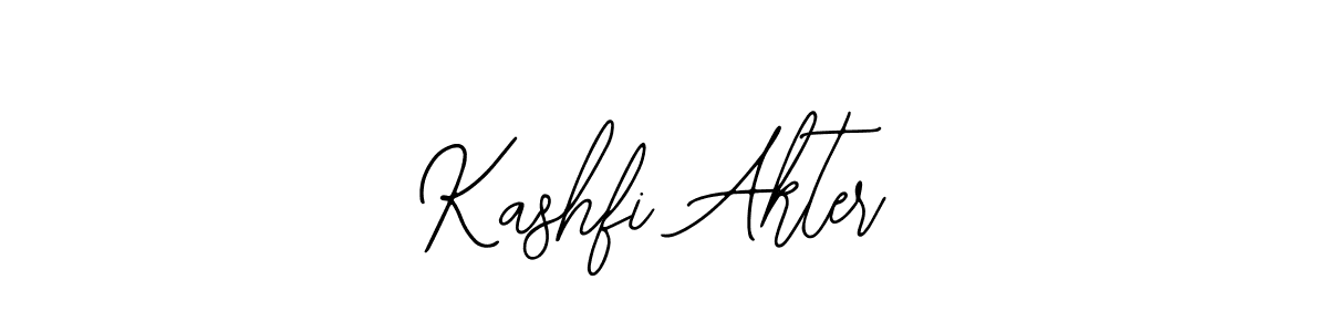 Use a signature maker to create a handwritten signature online. With this signature software, you can design (Bearetta-2O07w) your own signature for name Kashfi Akter. Kashfi Akter signature style 12 images and pictures png