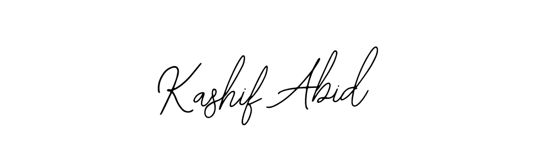 You should practise on your own different ways (Bearetta-2O07w) to write your name (Kashif Abid) in signature. don't let someone else do it for you. Kashif Abid signature style 12 images and pictures png