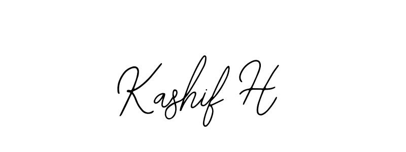 You can use this online signature creator to create a handwritten signature for the name Kashif H. This is the best online autograph maker. Kashif H signature style 12 images and pictures png