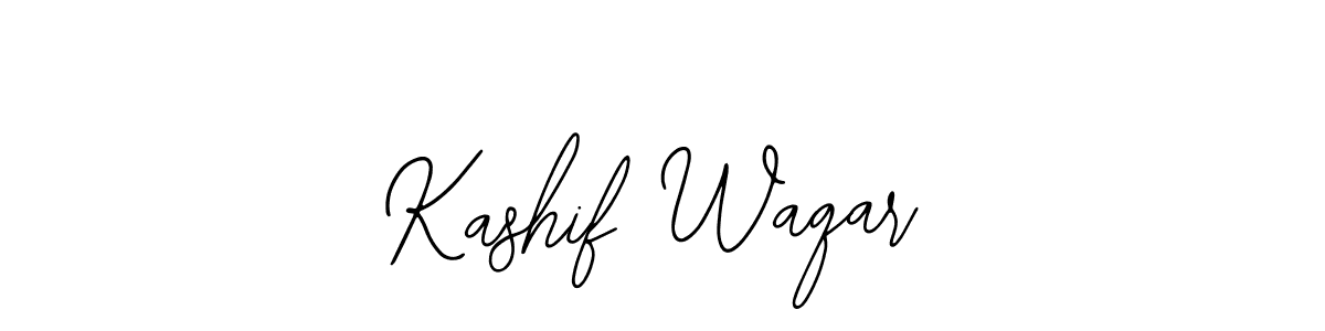 Also You can easily find your signature by using the search form. We will create Kashif Waqar name handwritten signature images for you free of cost using Bearetta-2O07w sign style. Kashif Waqar signature style 12 images and pictures png